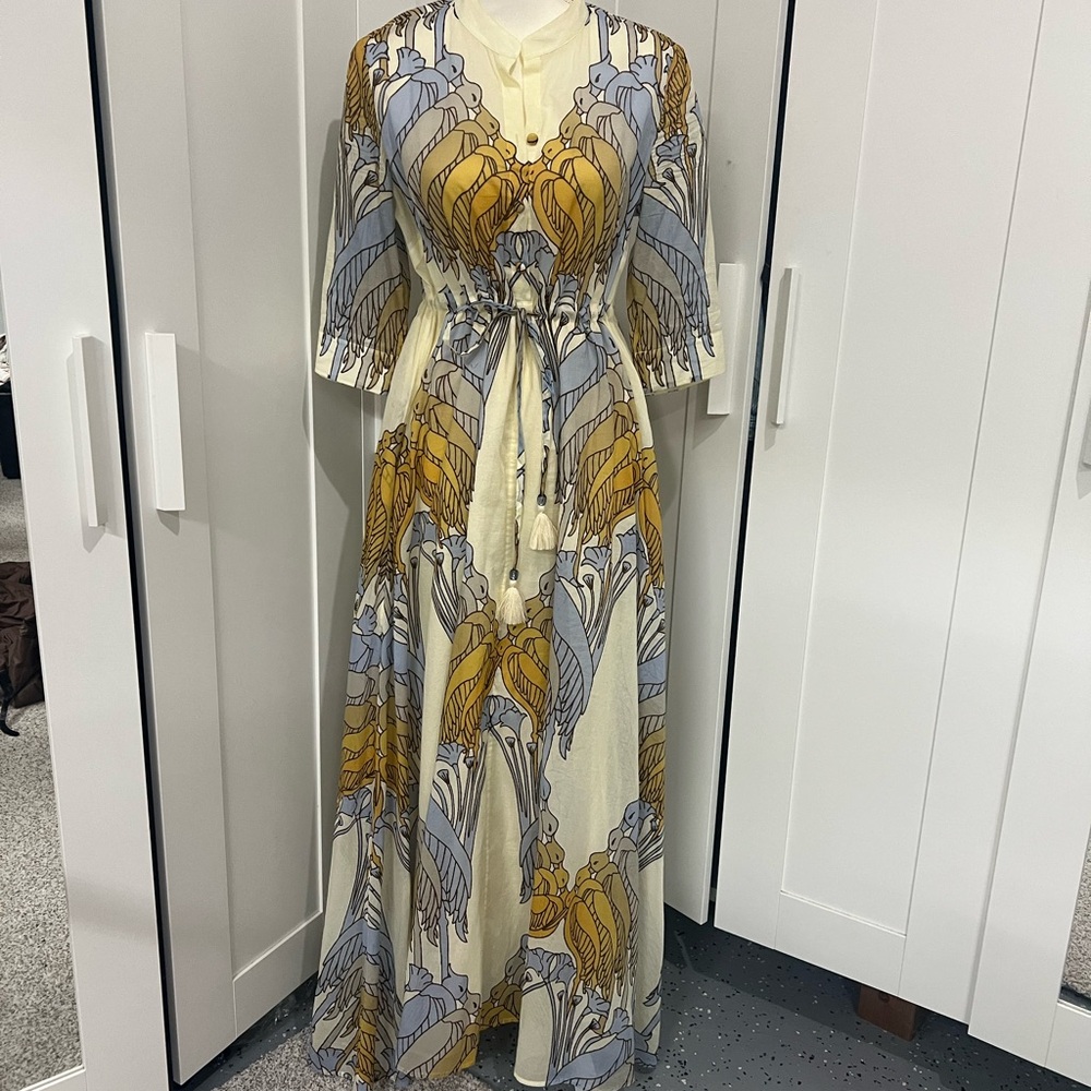 Tory Burch size M ColorSand Deco Crane Geo